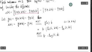 calculus of several variables 18Proof of Clairauts Theorem Equqlity of mixed derivative [upl. by Anesusa]