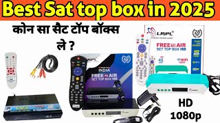 Set Top Box  Life time free HD Channel। DD Free Dish HD Box  मासिक खर्चा बचाओ ✅ [upl. by Wiggins]