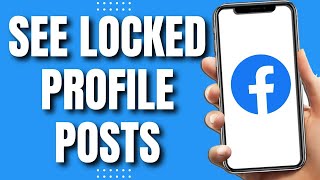 How to See Locked Facebook Profile Posts Easy amp Quick 2023 [upl. by Boak690]