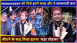 Pawandeep Rajan Wins Indian Idol 12 Gets Luxury Car And Huge Prize Money [upl. by Mahan]