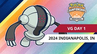 VG Day 1  2024 Pokémon Indianapolis Regional Championships [upl. by Dnomyaw326]