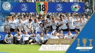 Inter celebrating the 18th Scudetto  Serie A TIM 200910 [upl. by Mullins3]