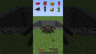 Bedrock Trapped vs Mobs Getting Out meme shorts minecraft [upl. by Esra]