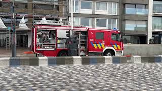 Dakbrand op Rubensplein in KnokkeHeist snel onder controle [upl. by Ytram366]