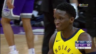 Victor Oladipo Hits the Dagger 3Pointer  Pacers vs Kings  March 29 2018  201718 NBA Season [upl. by Rad]