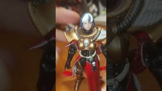 JoyToyXWarhammer 400000 ADEPTA SORORITA action Figure GERMINAE SUPERIA I shorts scifi [upl. by Doralin547]