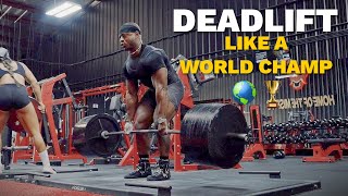 How to deadlift like a world champion powerlifter [upl. by Bailey]