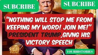 PRESIDENT TRUMPS VICTORY SPEECH [upl. by Aivirt]