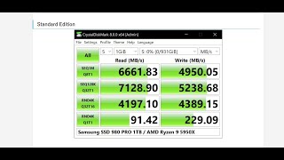 สอนใช้โปรแกรม CrystalDiskMark วัดความเร็วในการอ่านและเขียน Harddisk [upl. by Kiel]