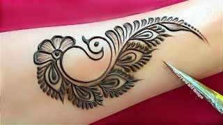 Very beautiful front hand mehndi design  Easy simple mehndi design  mehandi ka design  mehndi [upl. by Chadwick]