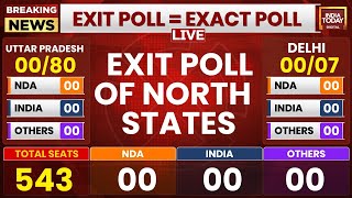 LIVE Exit Poll Of North States  Lok Sabha Exit Poll  India Today Axis My India Exit Poll LIVE [upl. by Zilla]