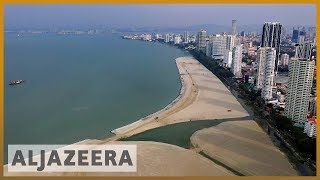 Massive land reclamation project in Malaysia draws ire of environmentalists and fishing community [upl. by Fachan400]