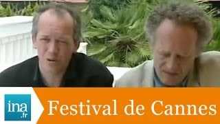 Les frères Dardenne à Cannes  Archive INA [upl. by Akeemaj110]