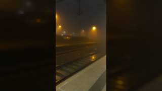 Bahnhof Freiberg Sachsen im Nebel [upl. by Malvie]