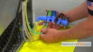 How To FrigidaireElectrolux Refrigerator Water Inlet Valve 242253002 [upl. by Kooima]