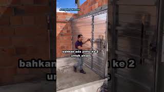 Ide Kreatif Pintu Pagar Gak Ganggu Tetangga idekreatif tukangkreatif [upl. by Harley]