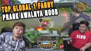 TOP 1 GLOBAL FANNY PRANK AWAL NYA NOOB  XZUAN amp NOOB QUEEN LEWAT  GG BUG NO BUFF DITUDUH CHEATER [upl. by Onder505]