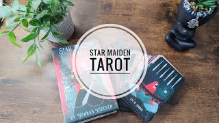 Tarot Deck Flip Through  Star Maiden Tarot [upl. by Anoi905]