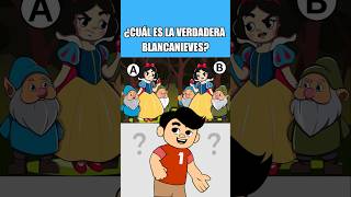 ¿CUÁL ES LA VERDADERA BLANCANIEVES quiz trivia [upl. by Lotsirhc]