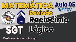 Questões para o Concurso Sargento SGT da PM SP 2024  Revisão 05 Foco banca FGV  27 de SET  20h [upl. by Northway]