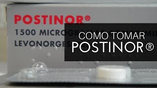 Como tomar a postinor® [upl. by Treblihp]