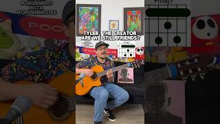 Tyler The Creator  ARE WE STILL FRIENDS Guitar tutorial tylerthecreator [upl. by Eustashe13]