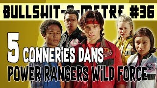 5 CONNERIES DANS POWER RANGERS WILD FORCE  BOM 36 [upl. by Ibed148]