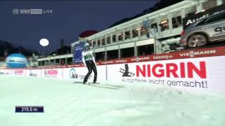 Michael Hayböck Oberstdorf 2017 215m [upl. by Augustin]