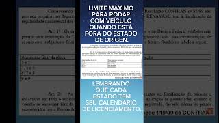 CALENDÁRIO NACIONAL LICENCIAMENTO resolução11000 CONTRAN licenciamentodigital [upl. by Annalee]