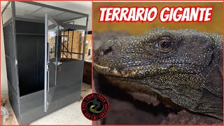 NUEVO TERRARIO GIGANTE PARA MI VARANO COCODRILO [upl. by Badr]