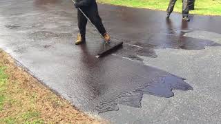 ProSealer’s Driveway Sealing Done in 5 min [upl. by Ttemme]