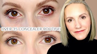 NEW OVER 35 UNDEREYE CONCEALER ROUTINE  NOV 2020 [upl. by Anelet910]