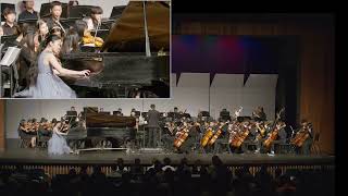 Xinran Shi Plays Chopin Piano Concerto 1 Camilla Kolchinsky Orchestra PictureinPicture Version [upl. by Goodrich]