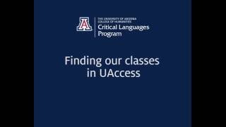 Finding Critical Languages classes in UAccess [upl. by Seniag]