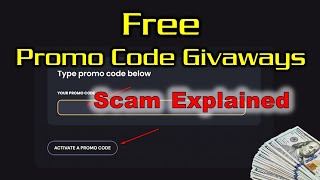 Free Bitcoin promo code giveaway scam explained [upl. by Adnala]