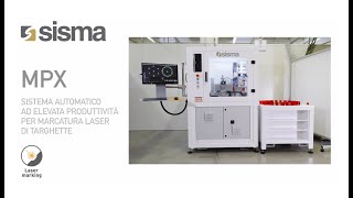 SISMA MPX  Automatic plate marking system for large quantities [upl. by Adekram190]