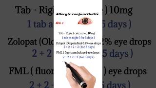 Allergic Conjunctivitis management [upl. by Ogu225]