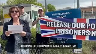 Protesters outside belmarsh prison today politicalprisoners [upl. by Brandais222]