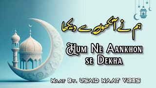 Hum Ne Aankhon se Dekha NAAT lyrics 🤲💕 naat naatsharif trending video videos [upl. by Alehcim]