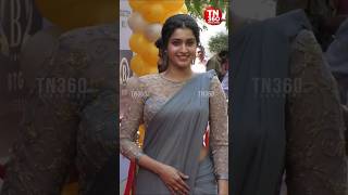 Tanya Ravichandran in saree cute reaction tanyaravichandran actress shorts [upl. by Yarg914]