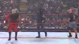 Undertaker vs Kane WWF Championship Match Stone Cold Guest Referee [upl. by Erreit]