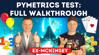 Pymetrics test BCG Bain JP Morgan Blackstone How to master the 12 Pymetrics games  Full guide [upl. by Ruckman252]