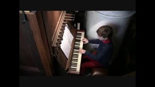 Bach minuet and Hartung praeludium on pipe organ played by Antoine Anneessens [upl. by Demeter106]