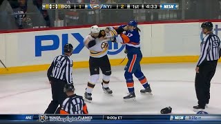 Adam McQuaid vs Matt Martin Oct 23 2015 [upl. by Nacim]