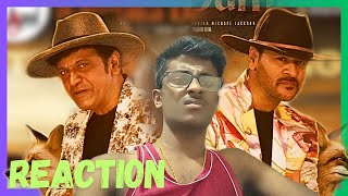 Karataka Damanaka Title Song REACTION   DrShivarajkumar  Prabhudeva  Yogaraj  VHarikrishna [upl. by Nwahsear]