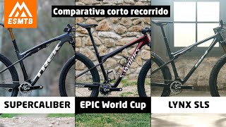 Comparativa Trek Supercaliber vs SWorks Epic WC vs BH Lynx SLS [upl. by Neenahs469]