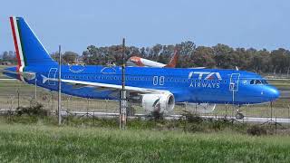 Many planes in 36 minutes  Catania CTA Sicily  Airport Plane Spotting [upl. by Rolph593]