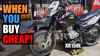 HONDA XR150L  I bought a USED unit because reasons  BEFORE YOU BUY [upl. by Smaj]