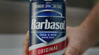 Barbasol Its a Can of CanDo  WORK OF ART [upl. by Etty]