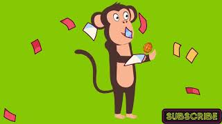 Monkey Dance Party Fun Animal Movement Song for Kids 🐒🎶 [upl. by Cooper585]